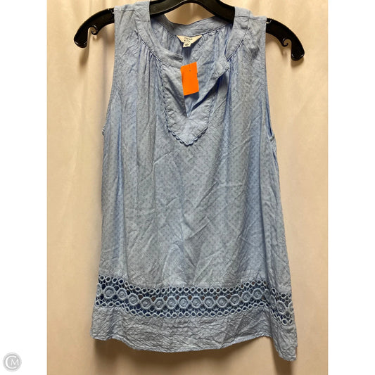 Top Sleeveless By Crown And Ivy In Blue, Size: S