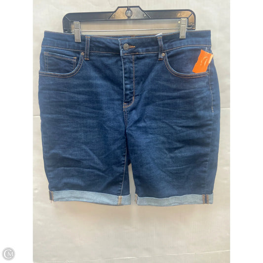 Shorts By Time And Tru In Blue Denim, Size: 16