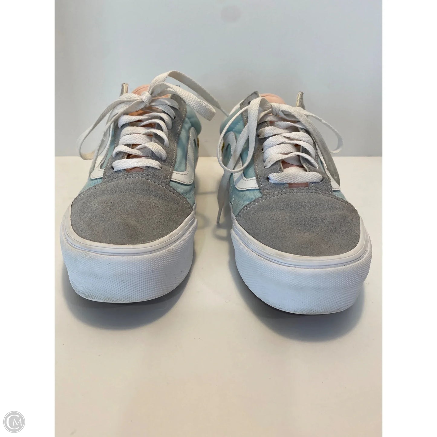 Shoes Sneakers By Vans In Blue, Size: 9