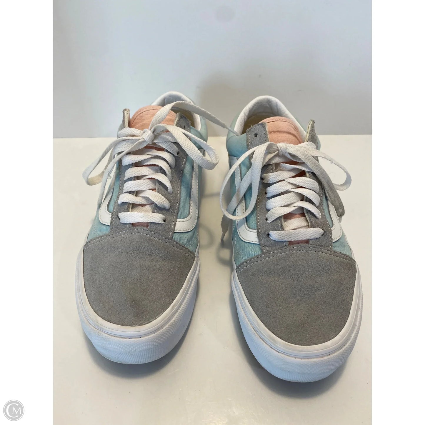 Shoes Sneakers By Vans In Blue, Size: 9