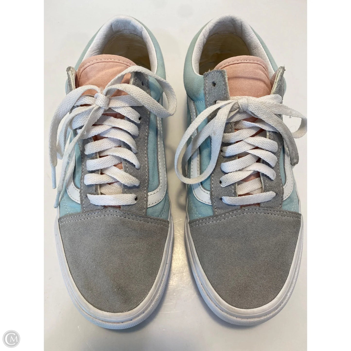 Shoes Sneakers By Vans In Blue, Size: 9