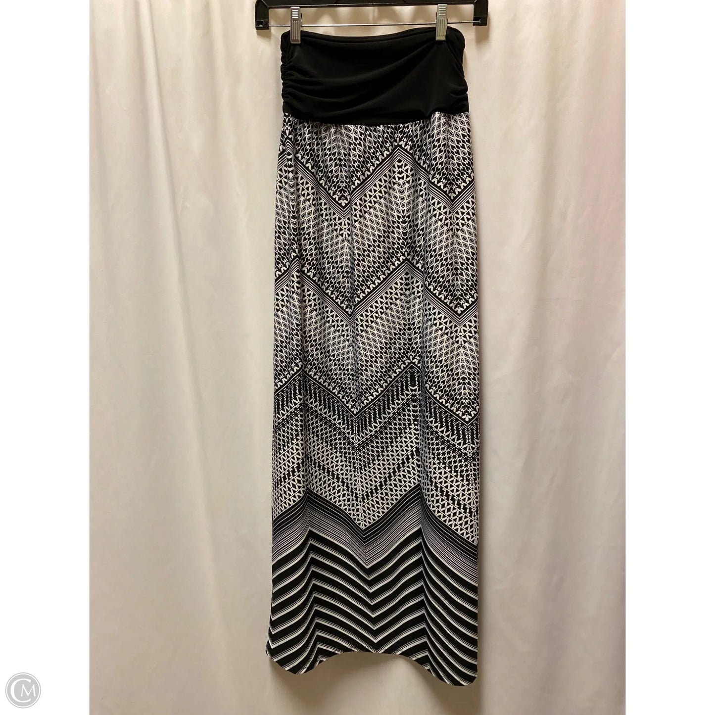 Skirt Maxi By Apt 9 In Black & White, Size: S