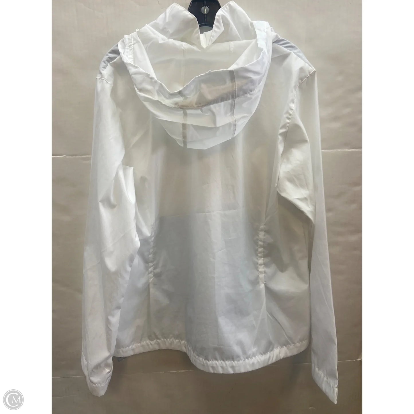 Jacket Windbreaker By Columbia In White, Size: Xl