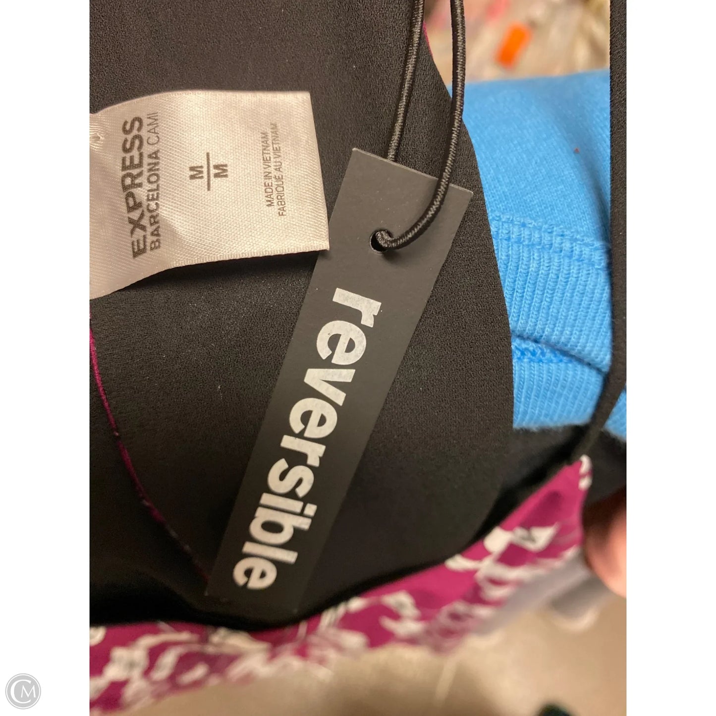 Top Sleeveless By Express In Maroon, Size: M