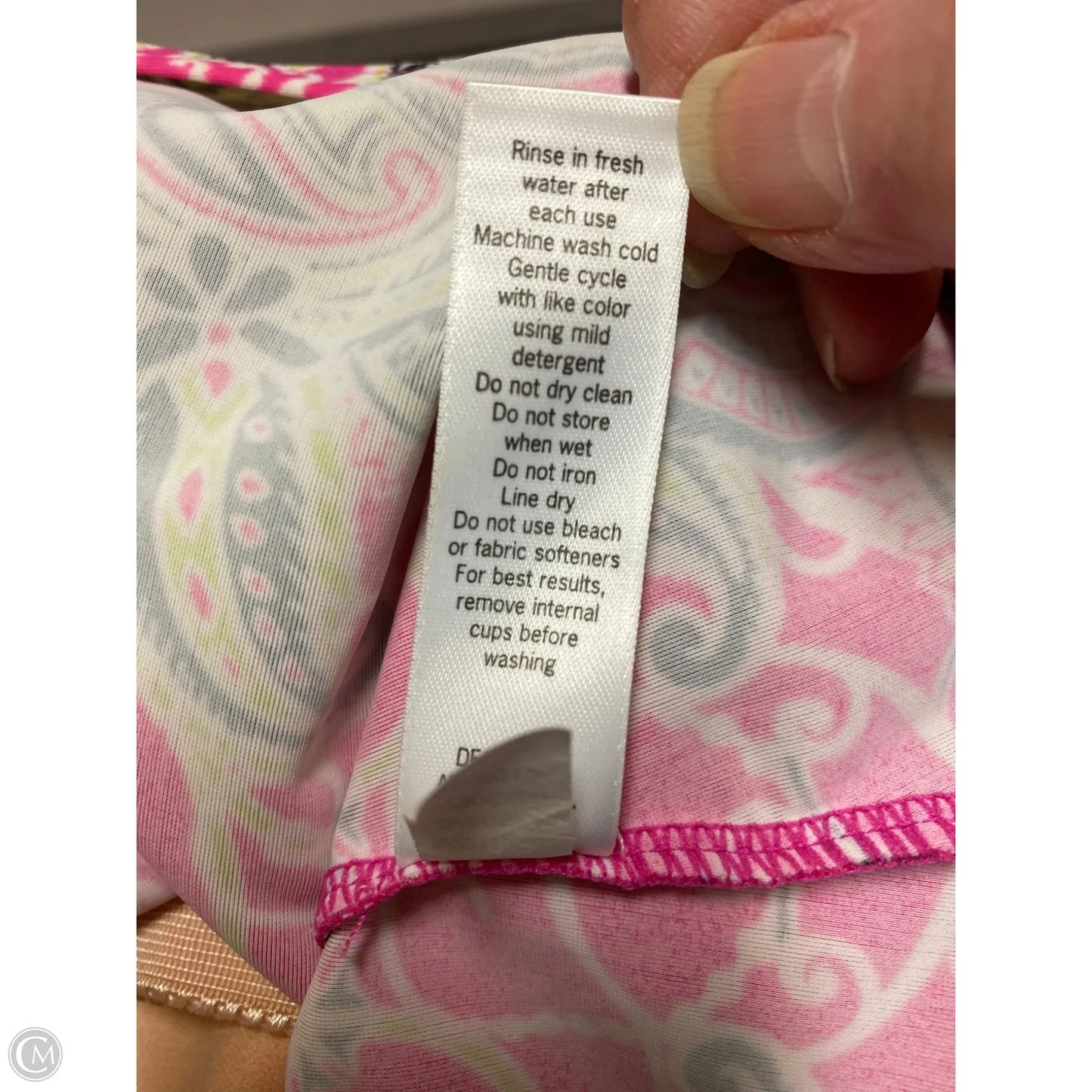 Swimsuit Top By Athleta In Pink, Size: S
