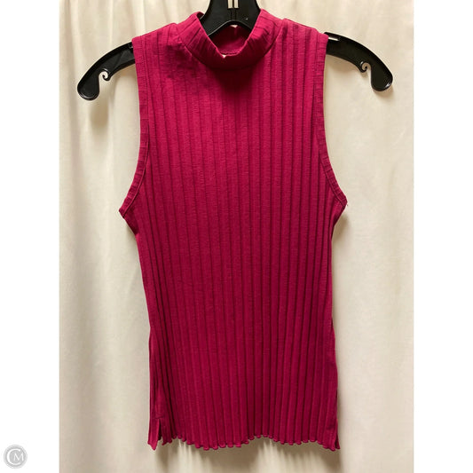 Top Sleeveless By A New Day In Pink, Size: Xs