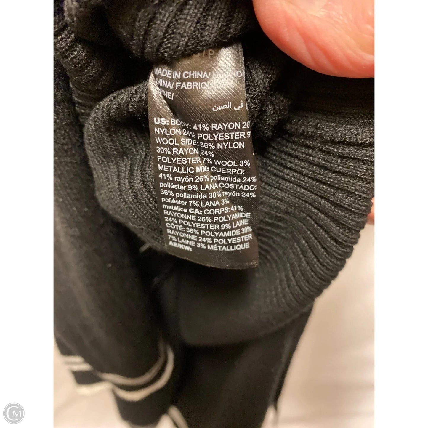 Dress Sweater By White House Black Market In Black, Size: S