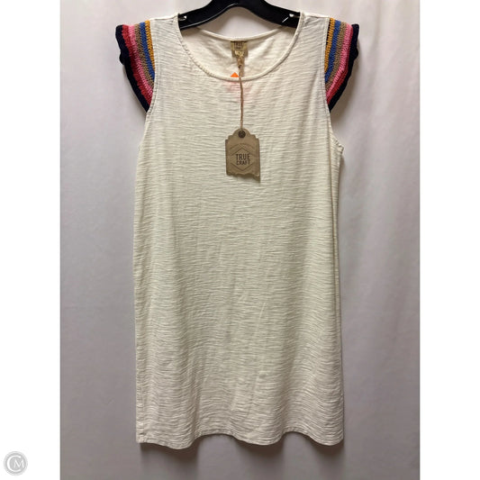 Dress Casual Midi By True Craft In Cream, Size: M