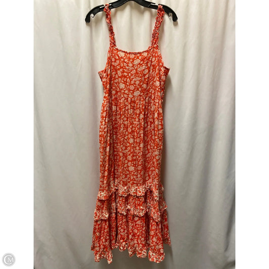 Dress Casual Maxi By Universal Thread In Red, Size: M