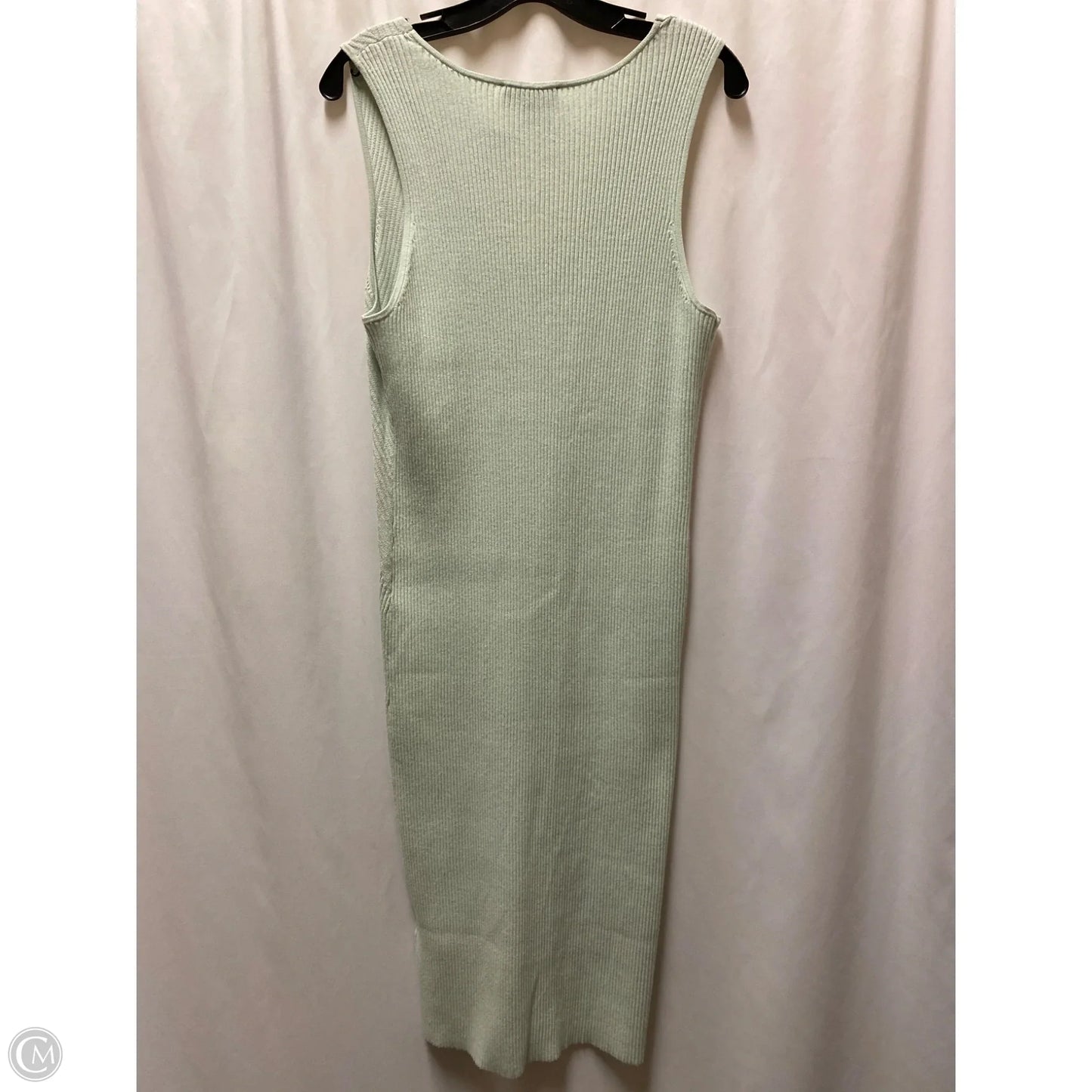 Dress Casual Midi By Express In Green, Size: L