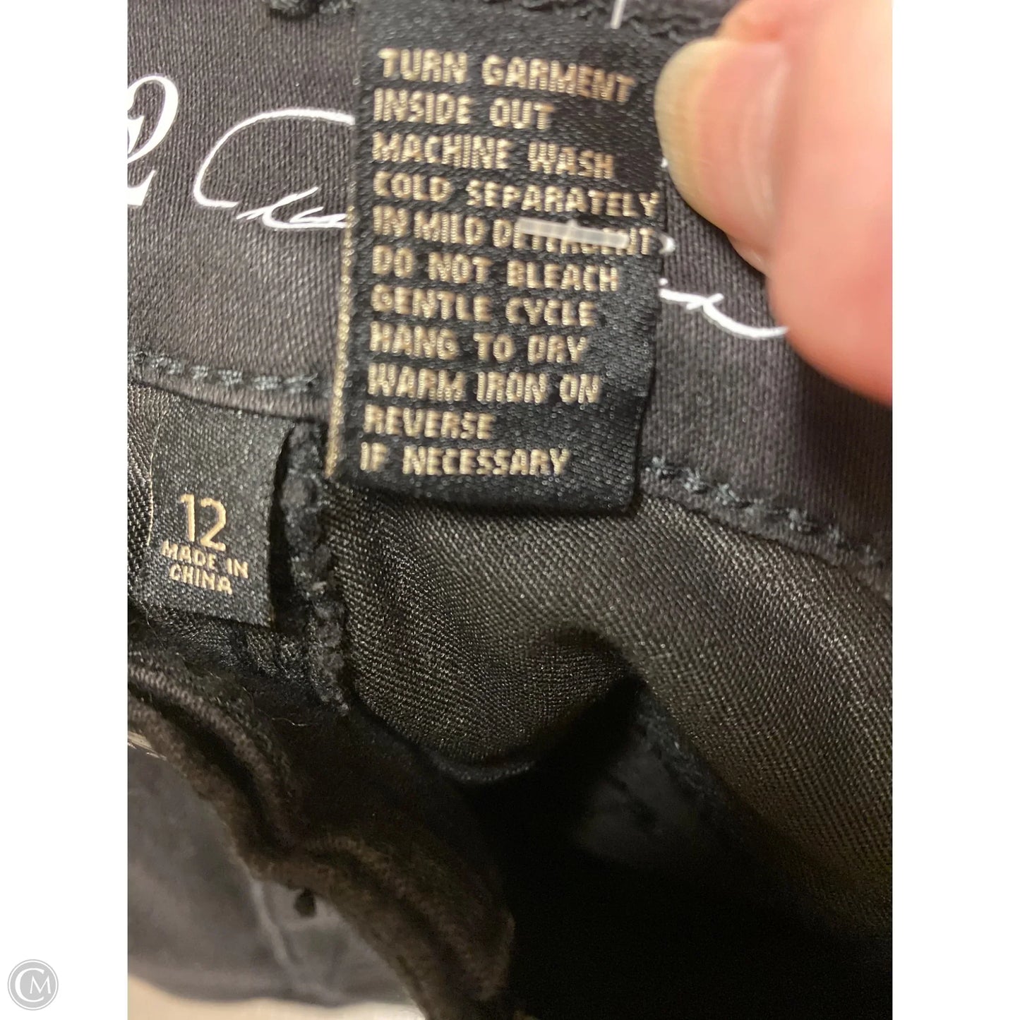 Capris By Dg2 In Black, Size: 12