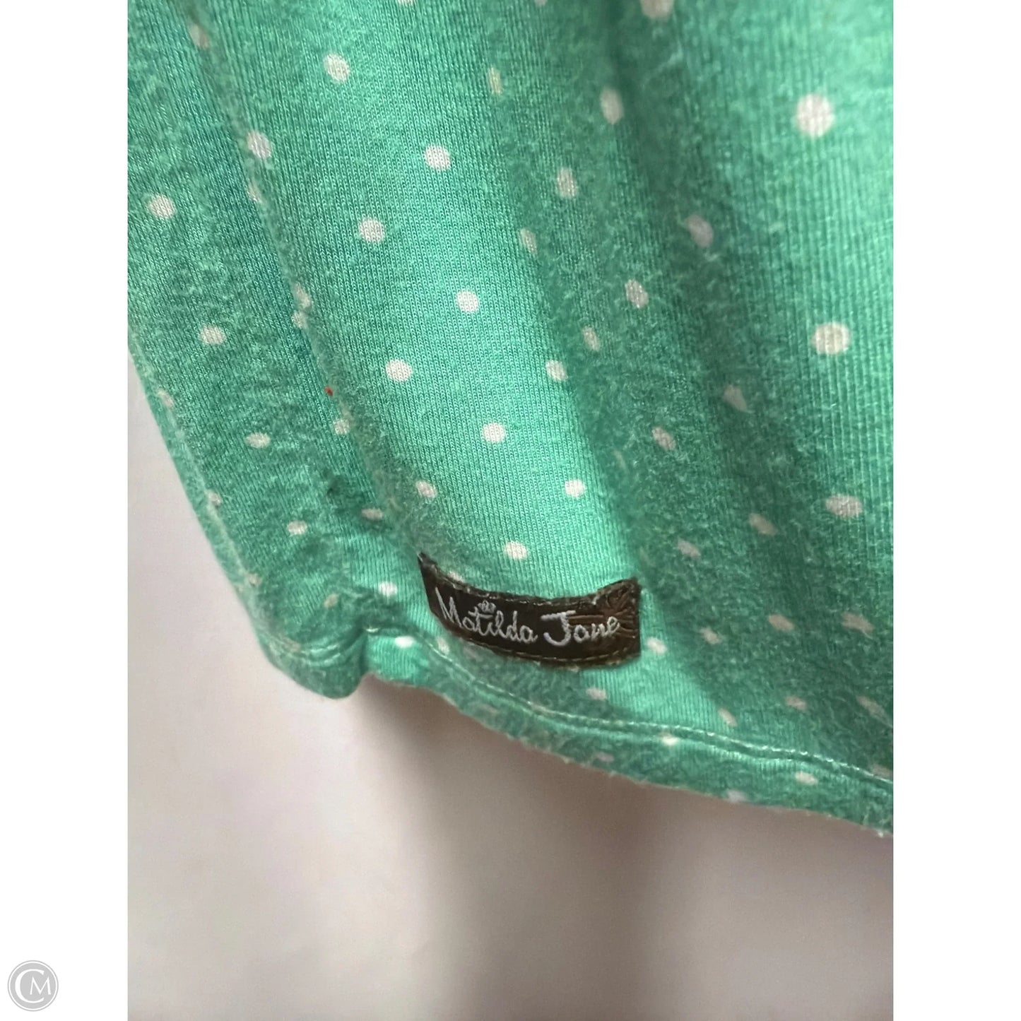 Top Short Sleeve By Matilda Jane In Green, Size: M