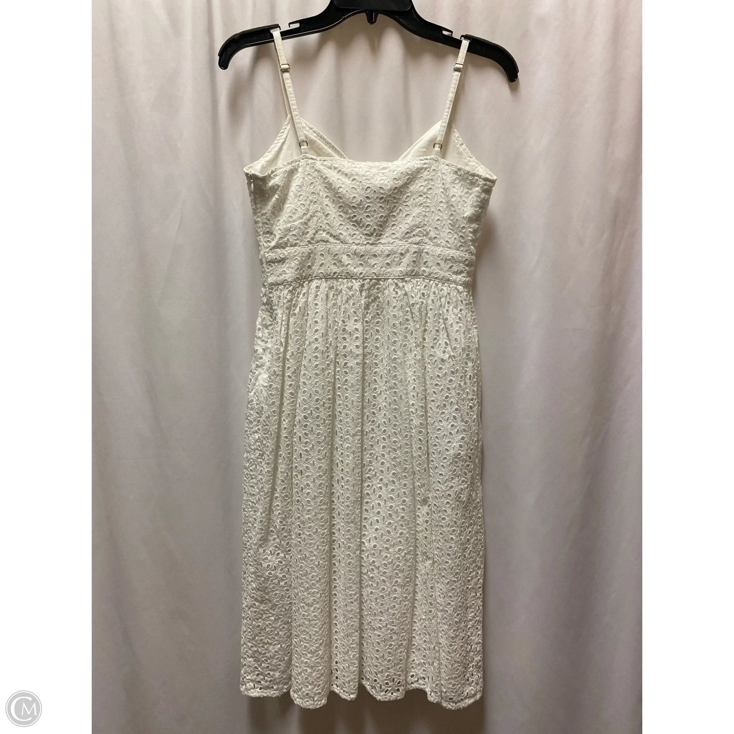 Dress Casual Midi By Michael By Michael Kors In White, Size: Xs