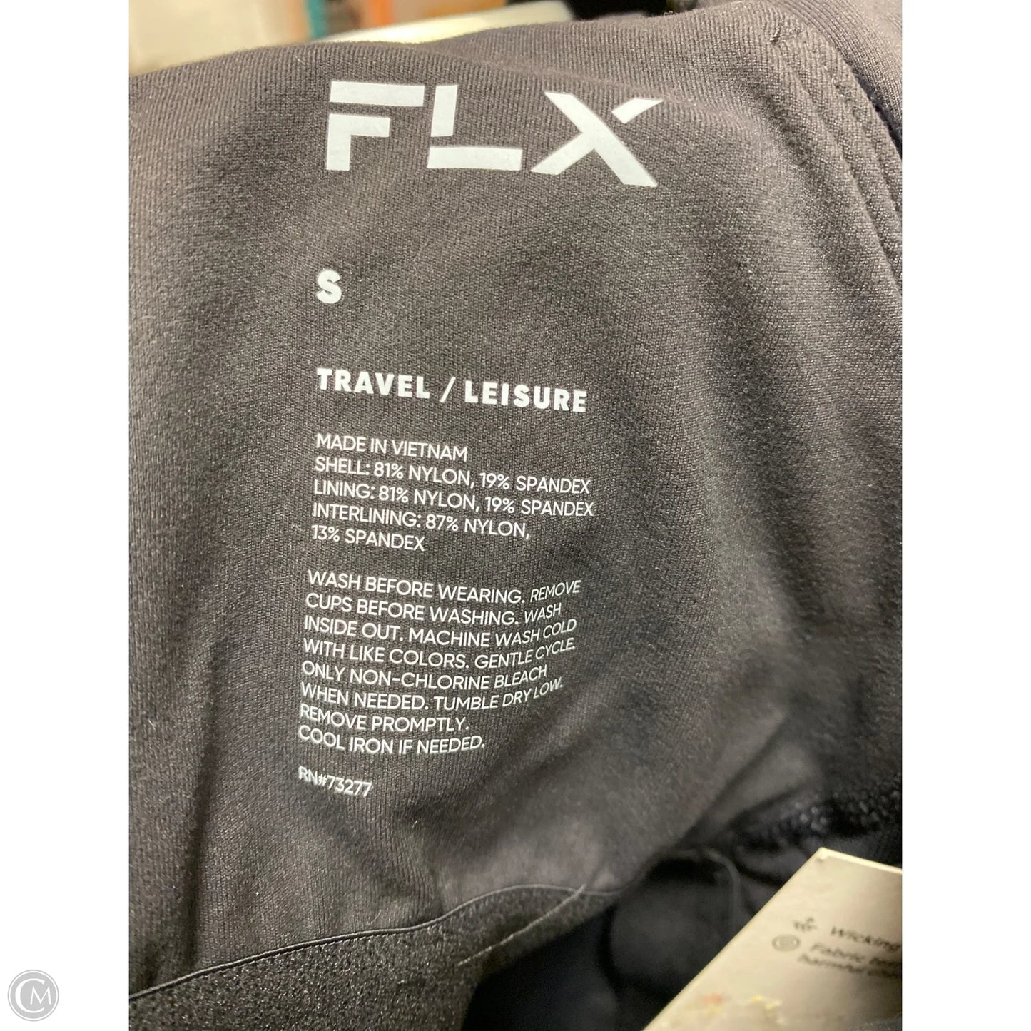 Athletic Bra By Flx In Navy, Size: S