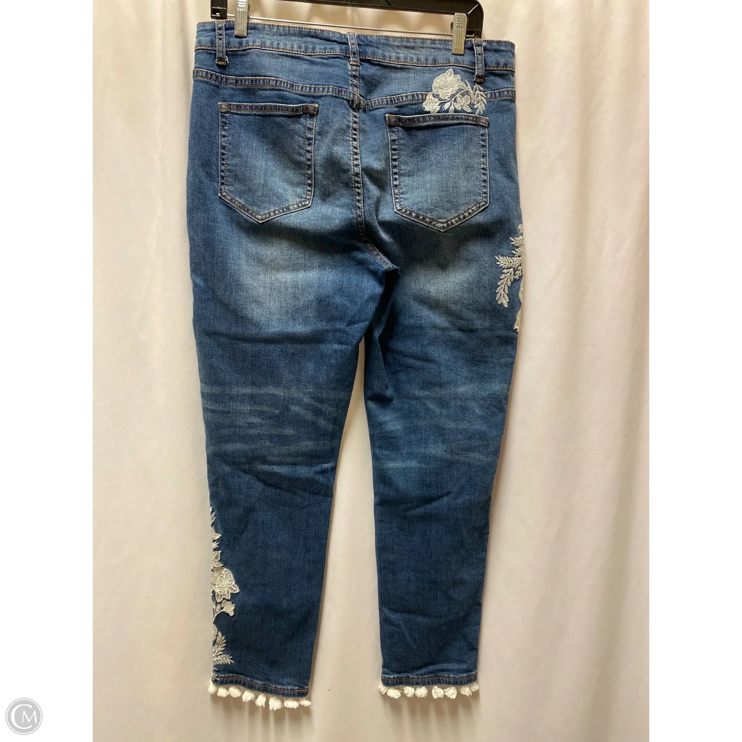Jeans Straight By Clothes Mentor In Blue Denim, Size: 12