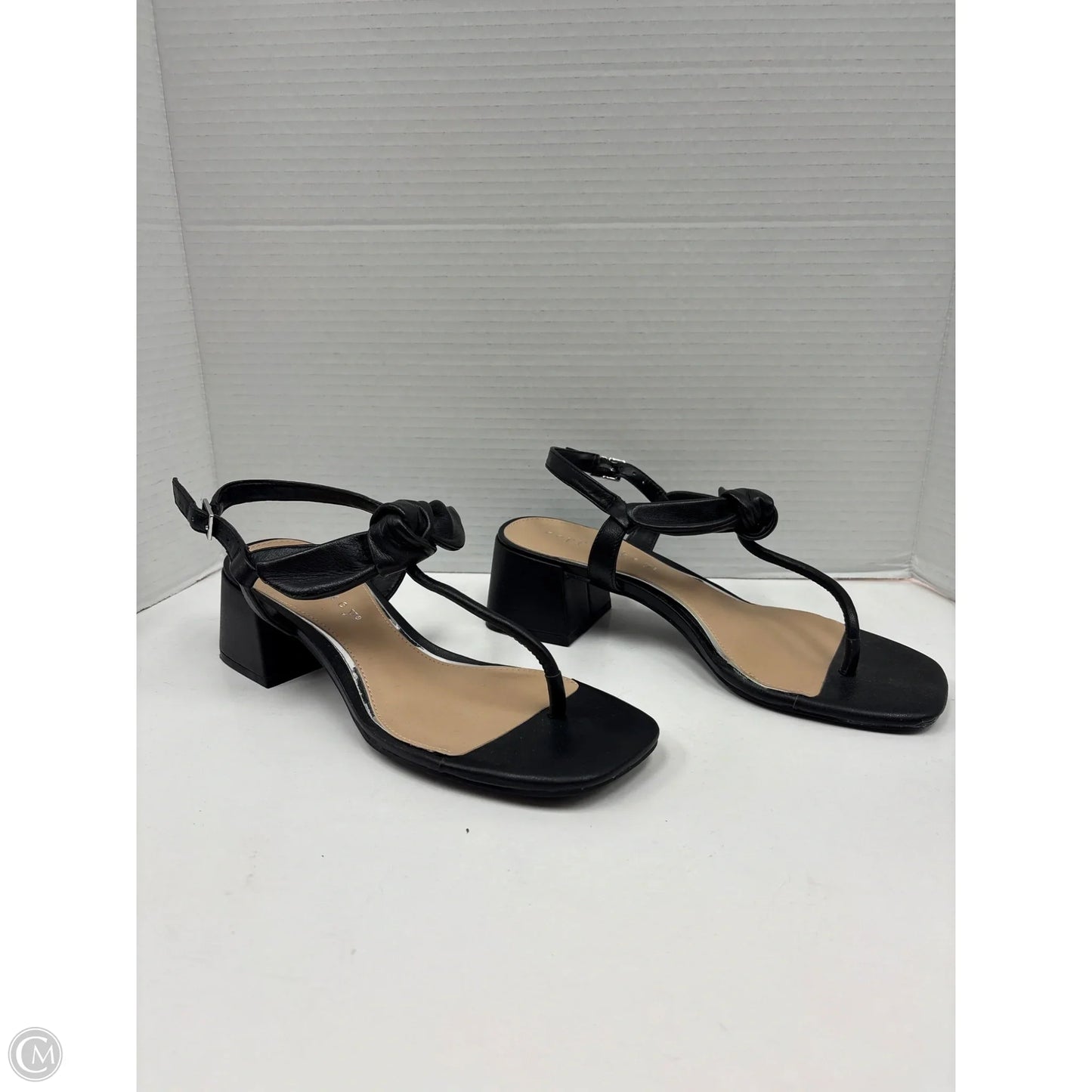 Sandals Heels Block By Copper Key In Black, Size: 8