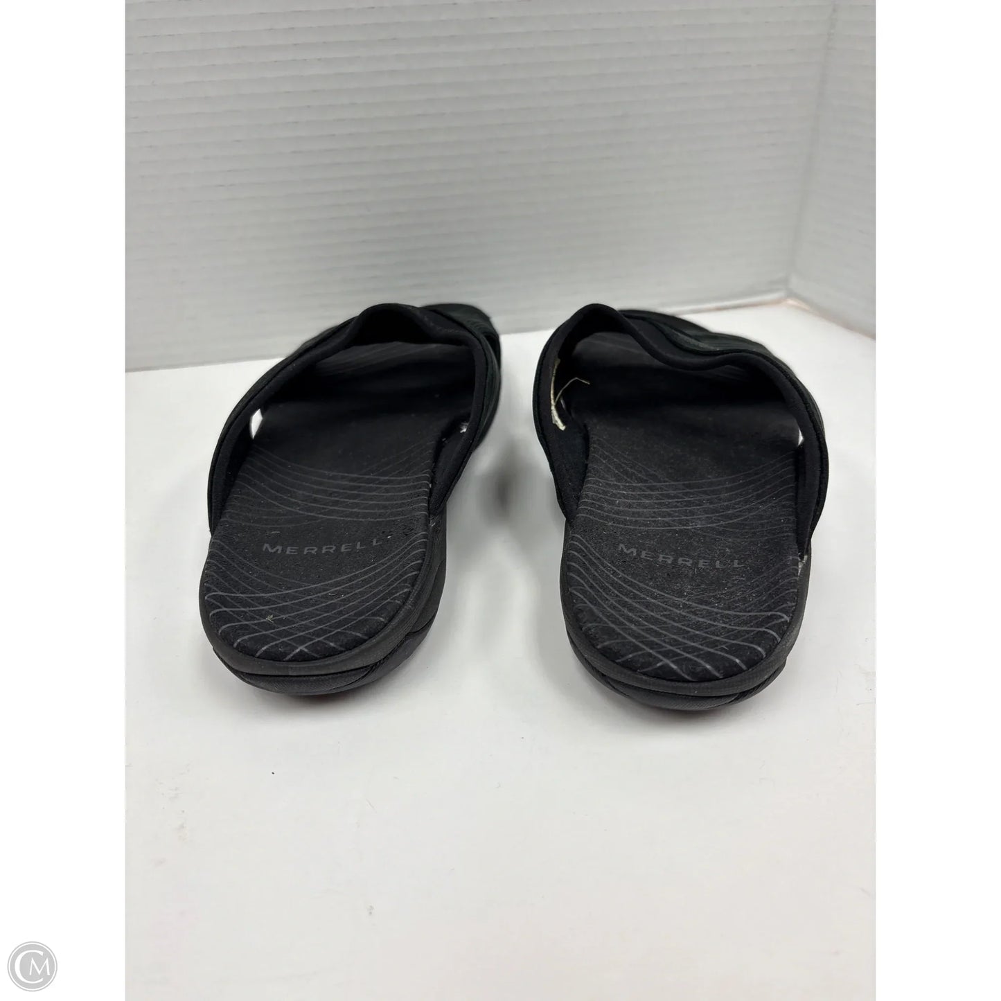 Sandals Flats By Merrell In Black, Size: 9