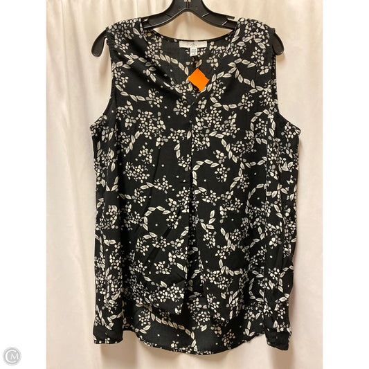 Top Sleeveless By Fever In Black, Size: L