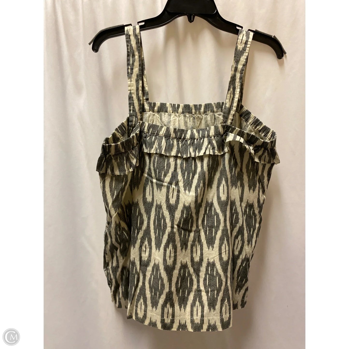 Top Sleeveless By J. Crew In Cream, Size: L