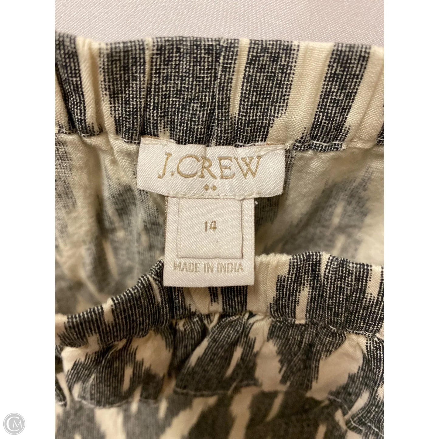 Top Sleeveless By J. Crew In Cream, Size: L
