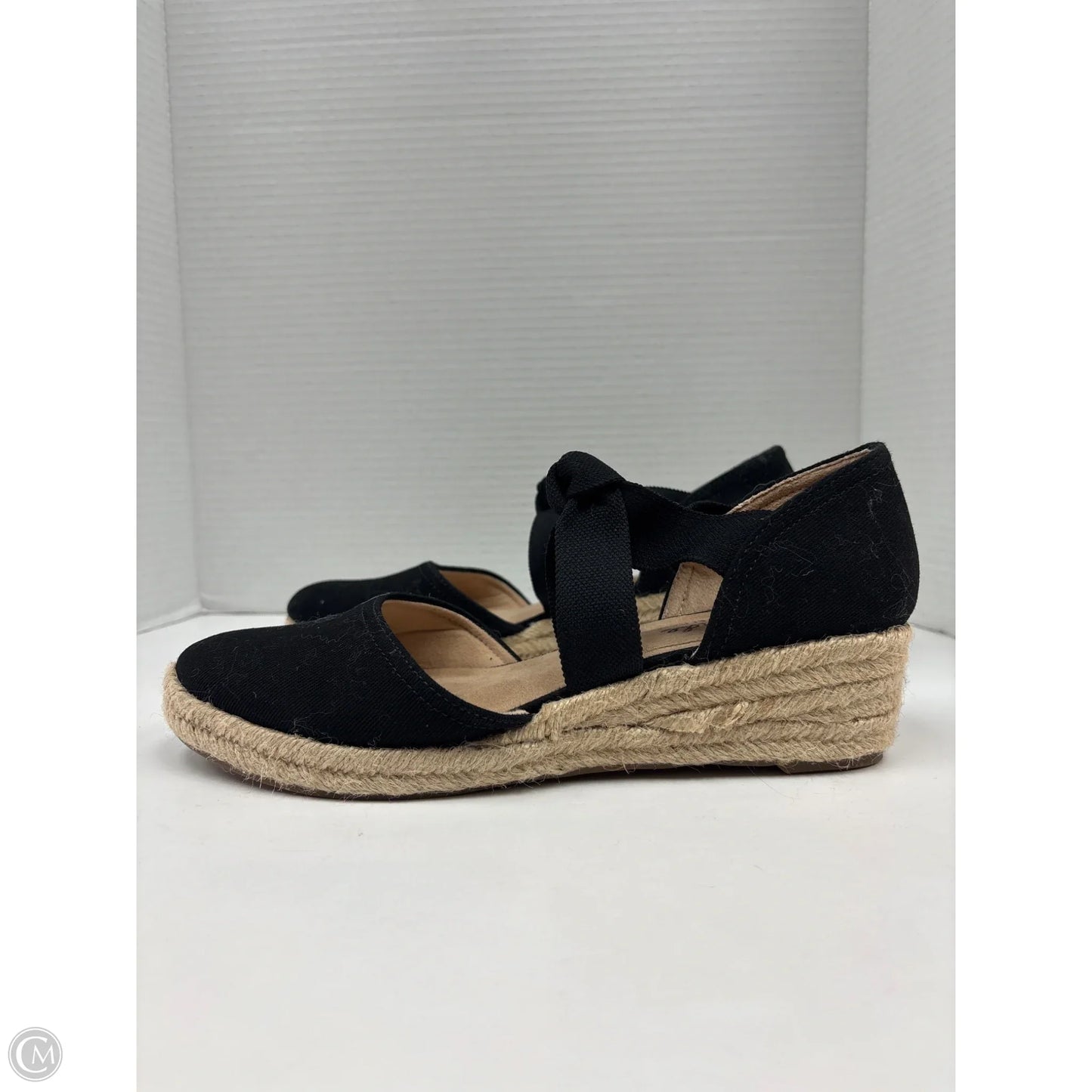 Shoes Heels Wedge By Life Stride In Black, Size: 9.5