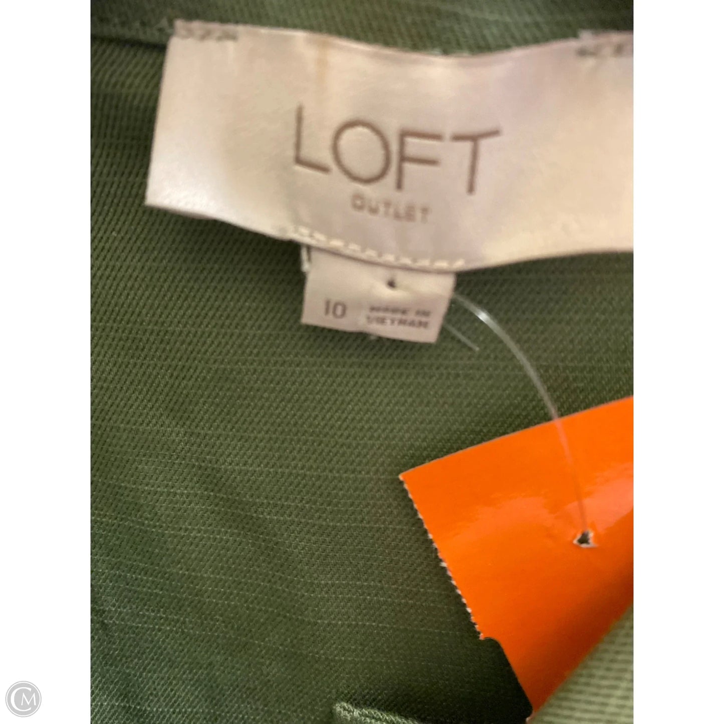 Dress Casual Midi By Loft In Green, Size: 10