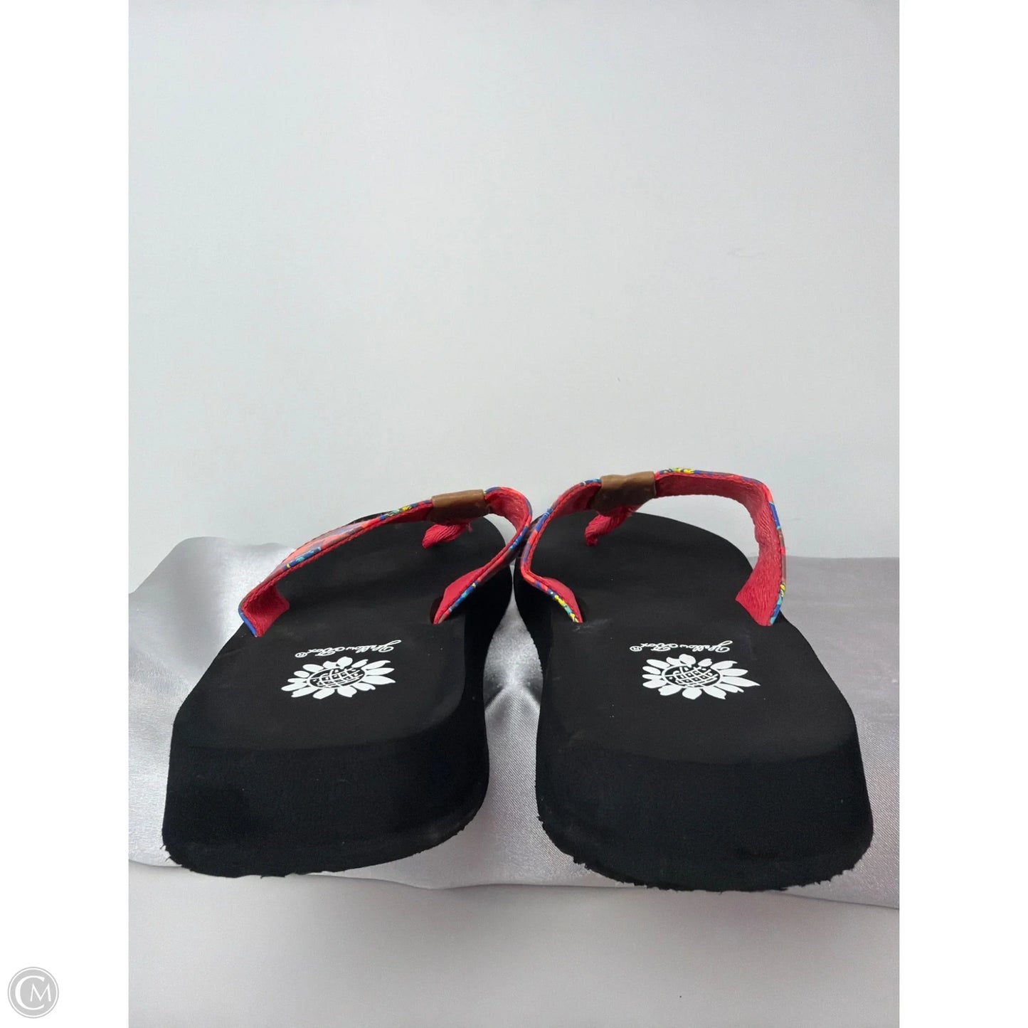 Sandals Flip Flops By Yellow Box In Peach, Size: 8