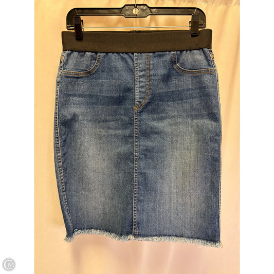 Skirt Midi By Karen Kane In Blue Denim, Size: 8