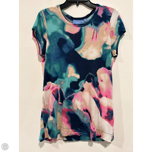 Top Short Sleeve By Simply Vera In Multi-colored, Size: Xl