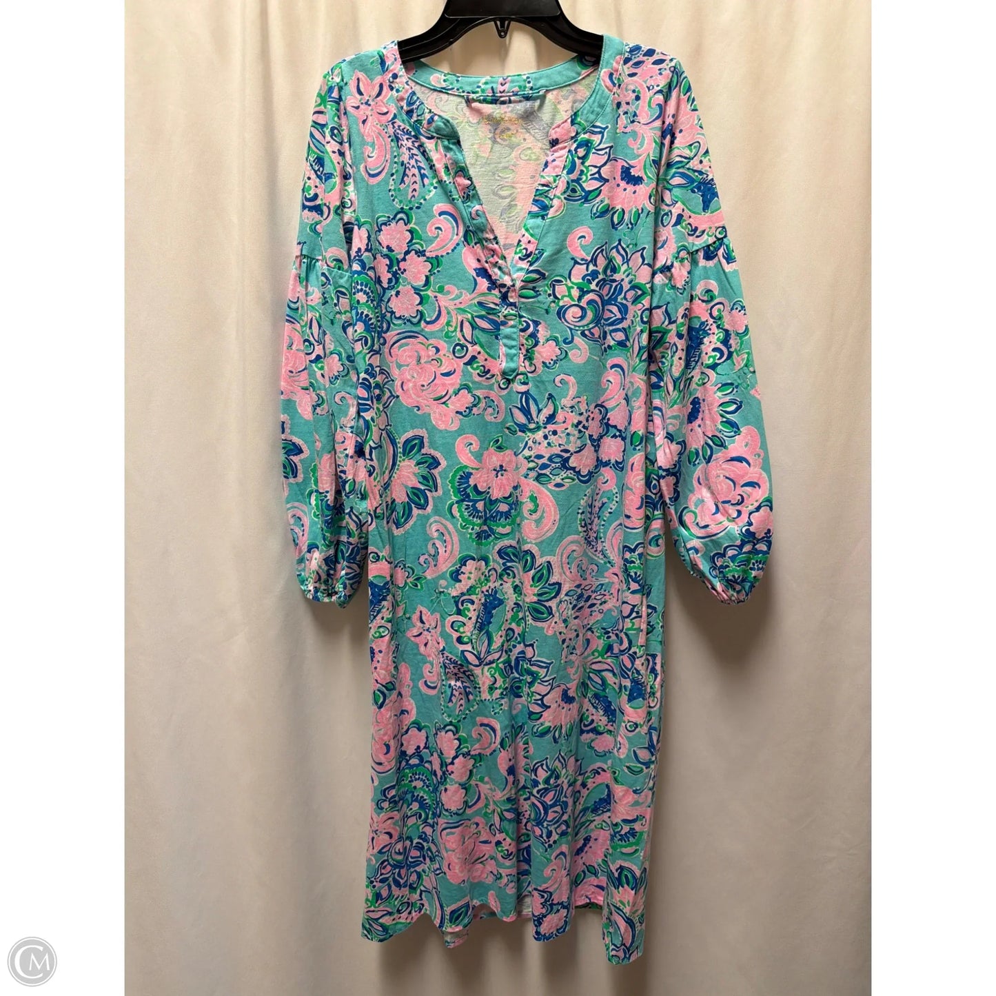 Dress Designer By Lilly Pulitzer In Teal, Size: S