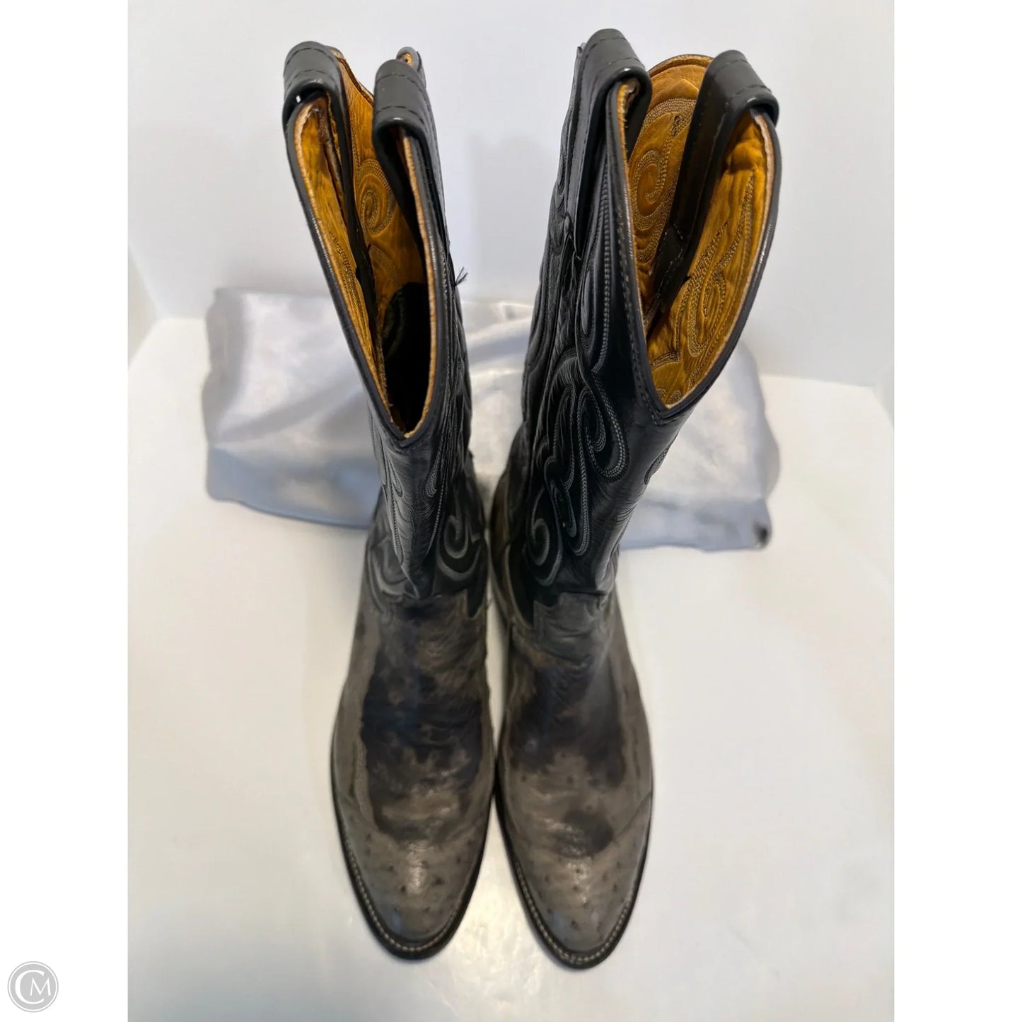Boots Western By Tony Lama In Green, Size: 8