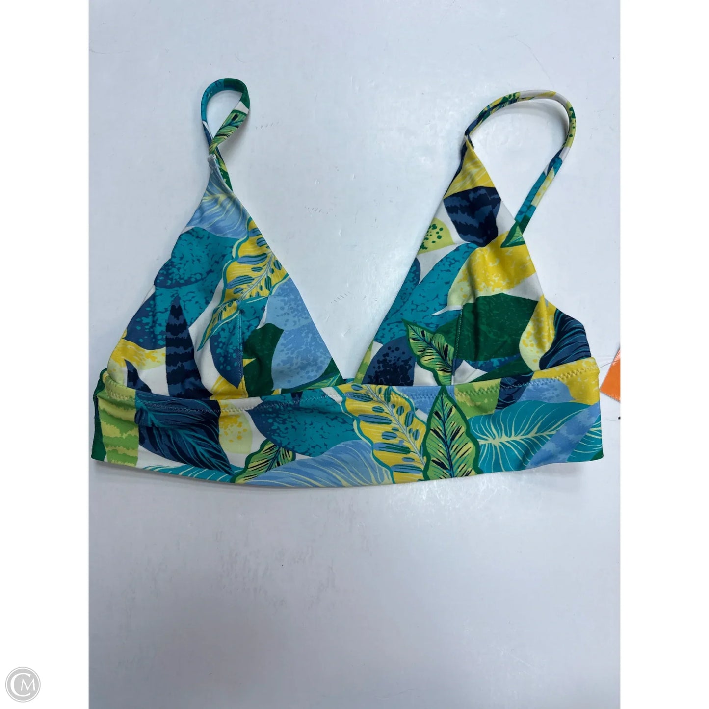 Swimsuit 2pc By Aerie In Green & Yellow, Size: S