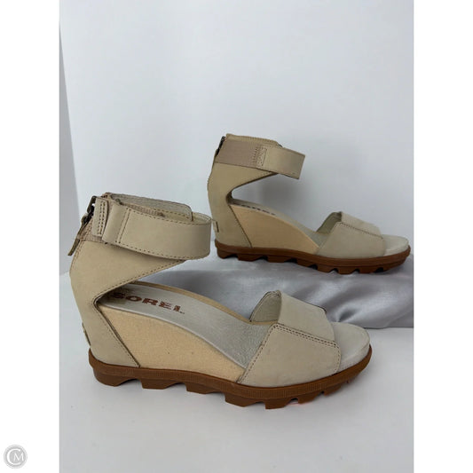 Sandals Flats By Sorel In Beige, Size: 9