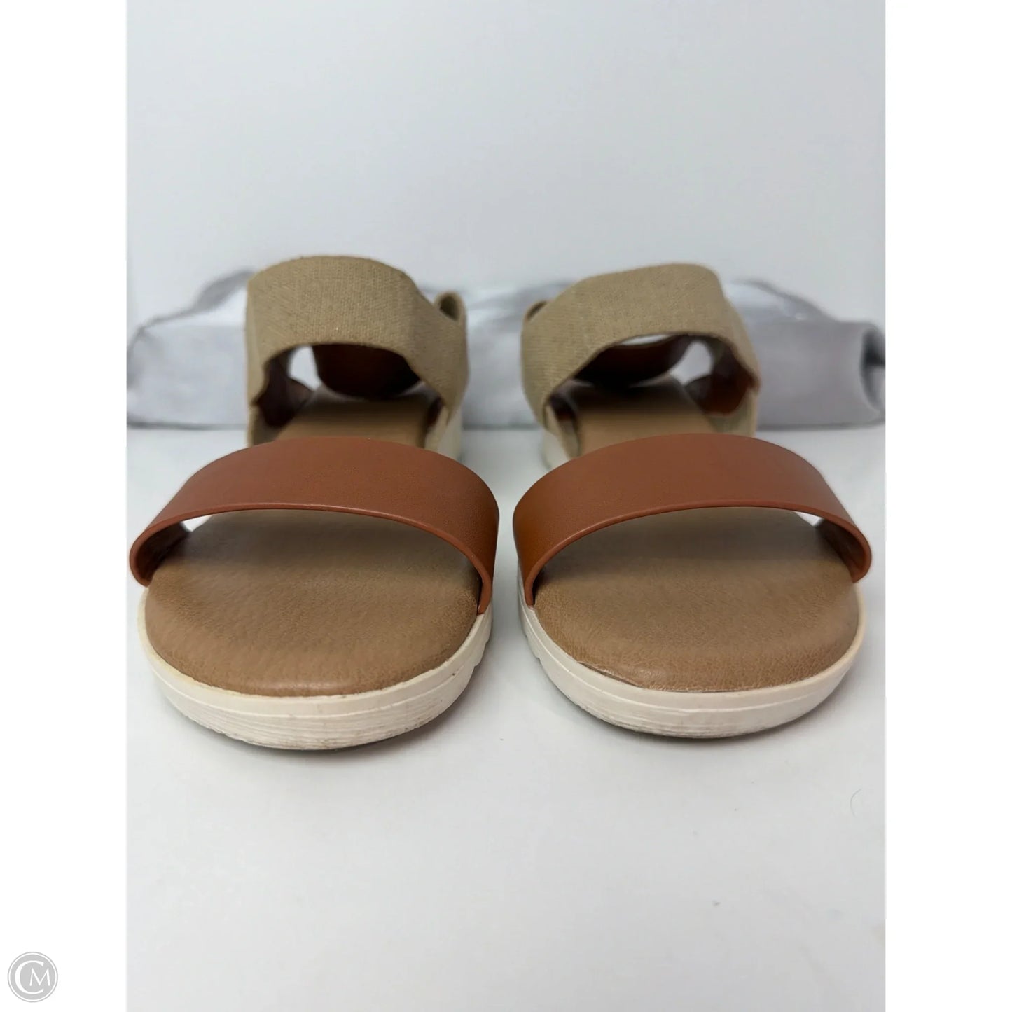 Sandals Flats By Kensie In Brown, Size: 7.5