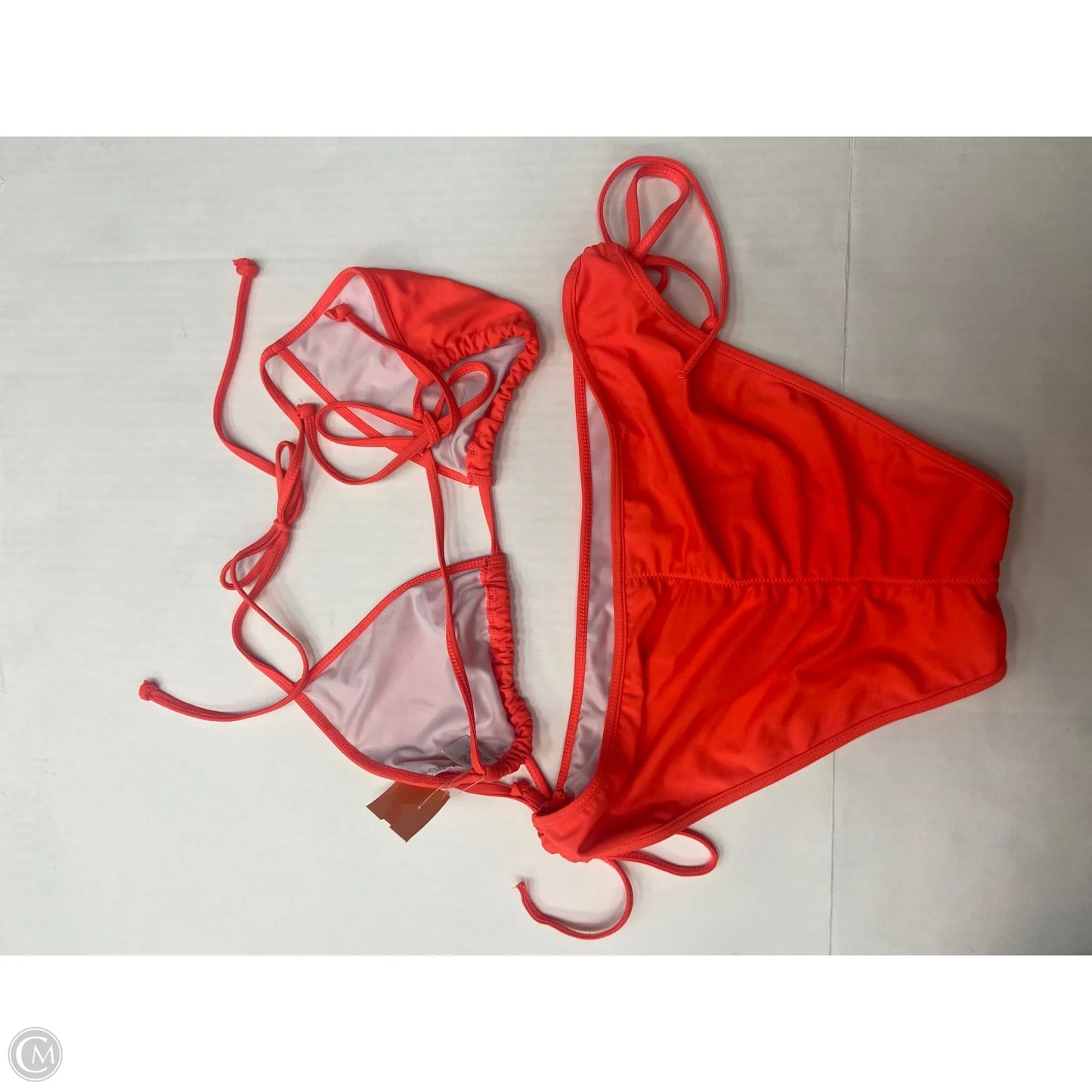 Swimsuit 2pc By Clothes Mentor In Orange, Size: L