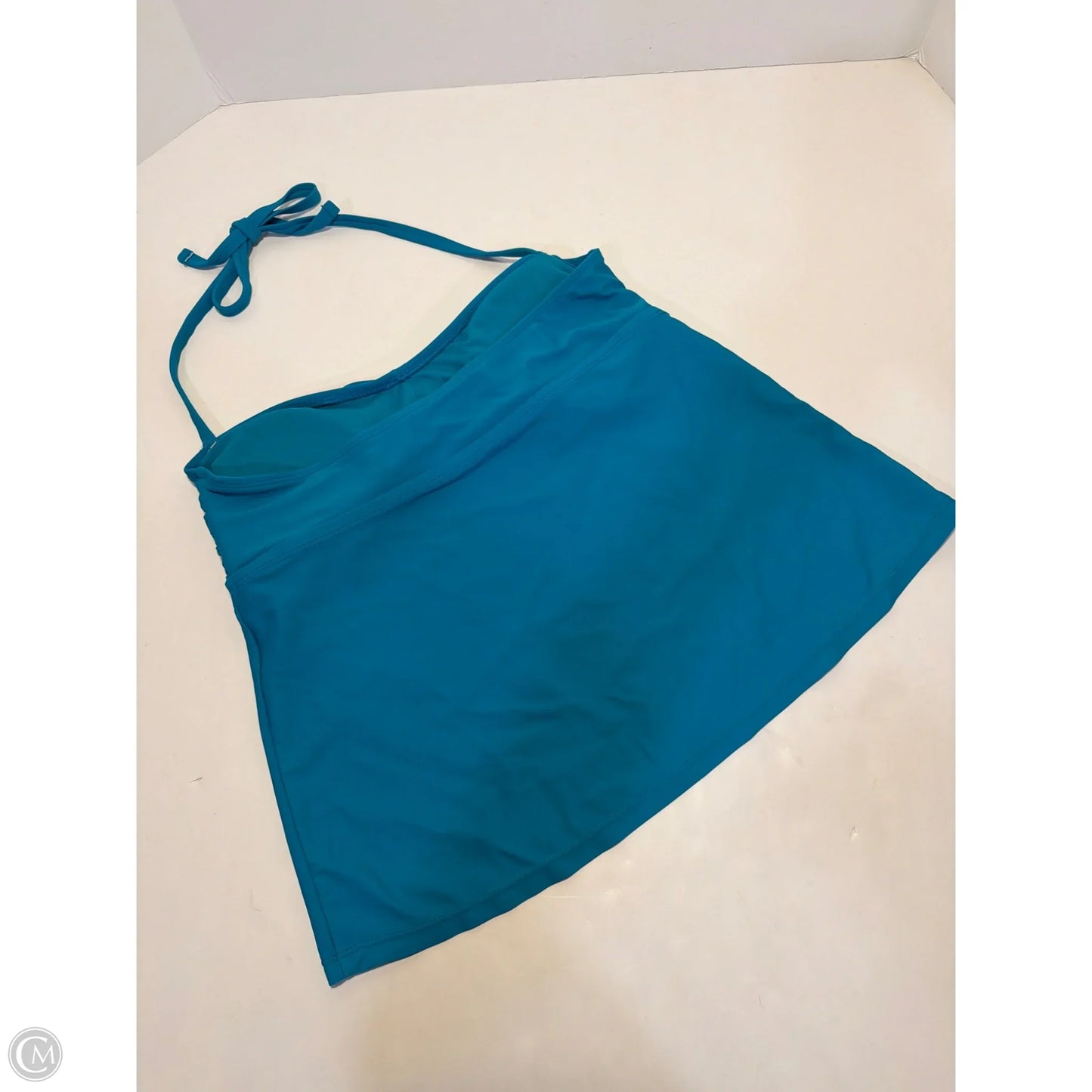 Swimsuit Top By Catalina In Aqua, Size: M