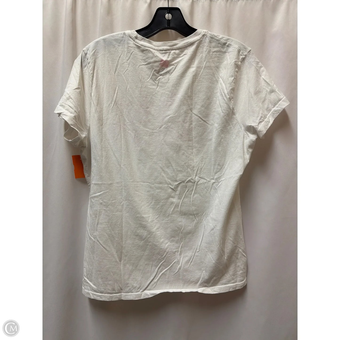 Top Short Sleeve By Hanes In White, Size: L