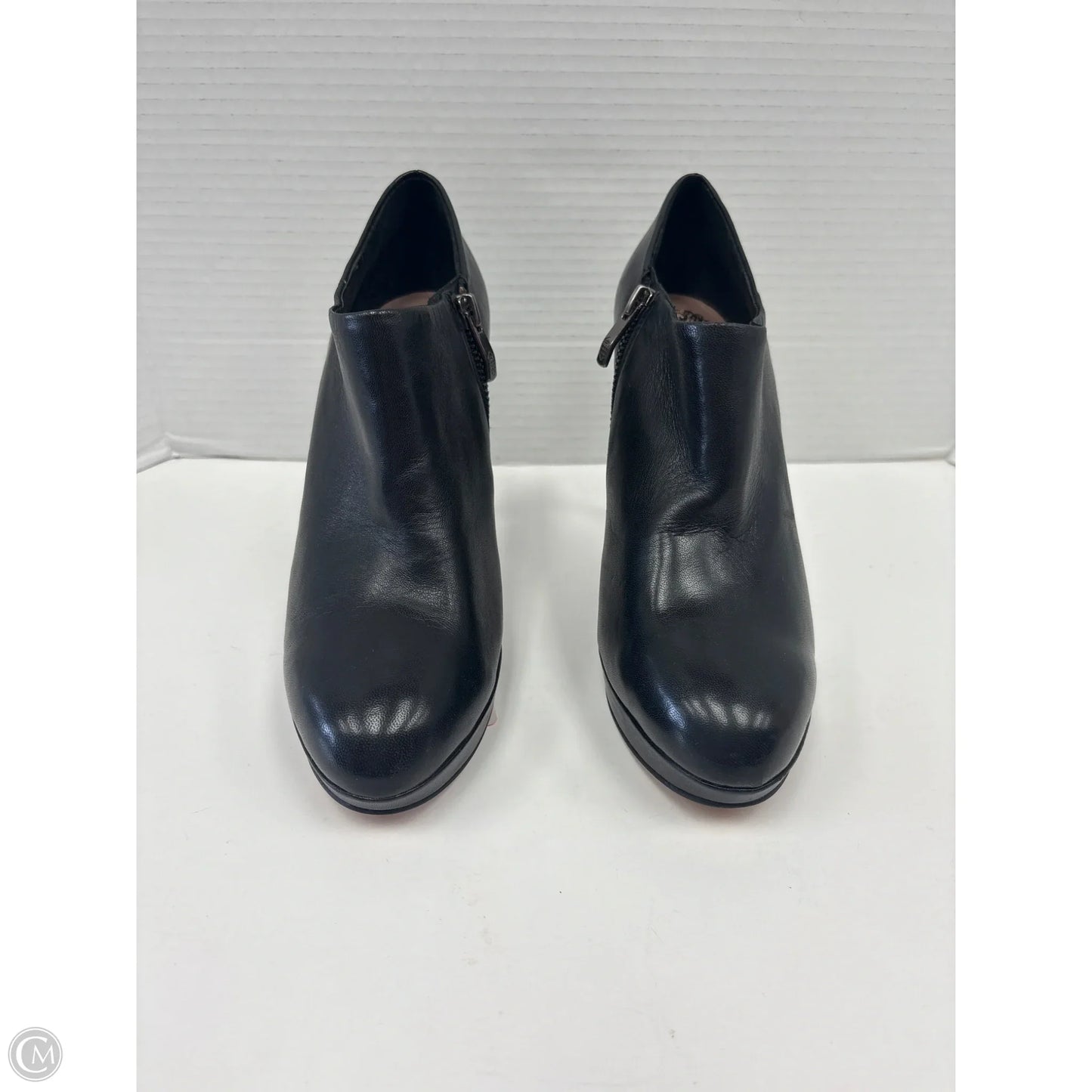 Boots Ankle Heels By Vince Camuto In Black, Size: 7.5
