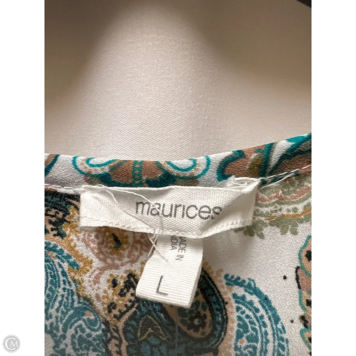 Top Sleeveless By Maurices In White, Size: L