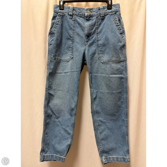 Jeans Flared By Old Navy In Blue Denim, Size: M