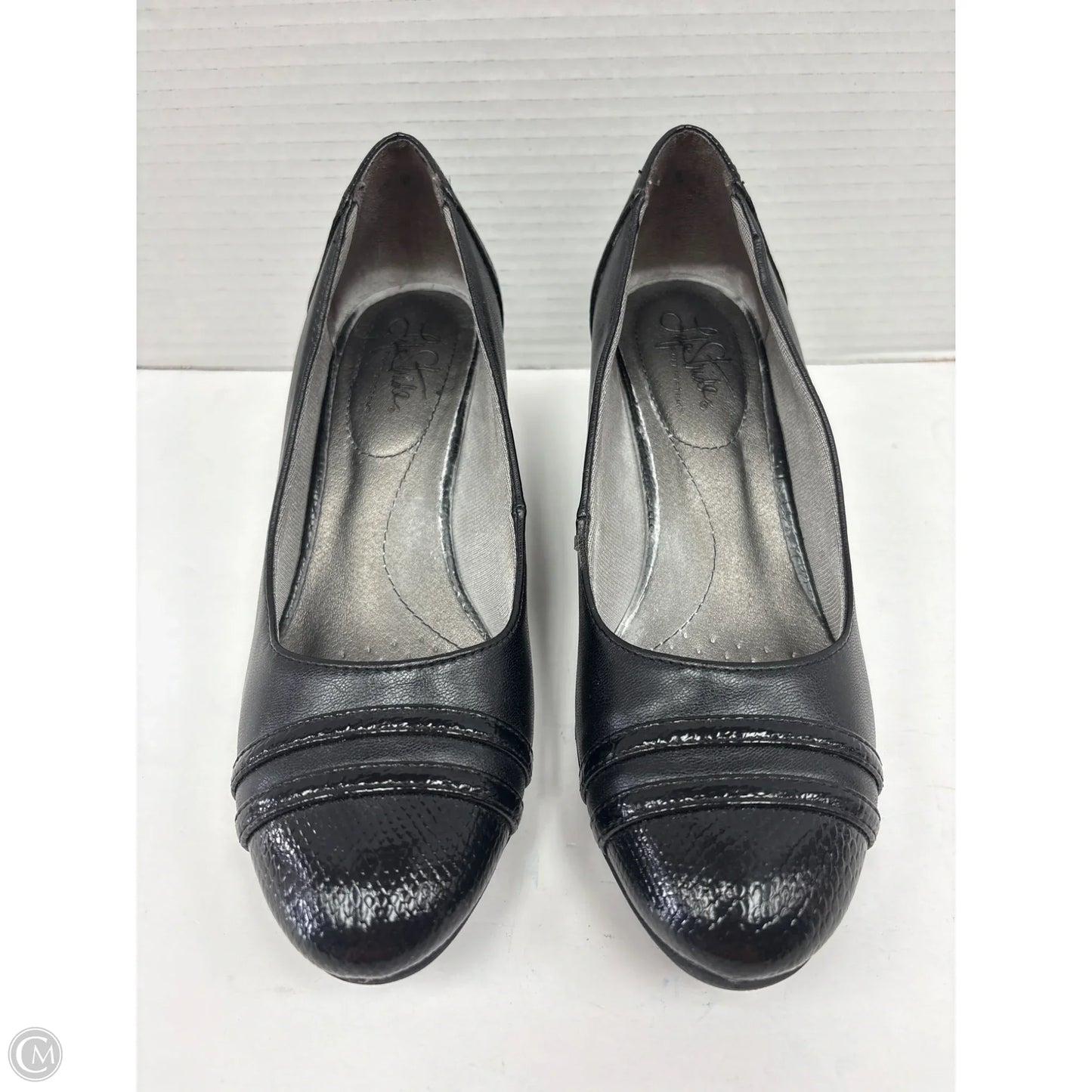 Shoes Heels Wedge By Life Stride In Black, Size: 7
