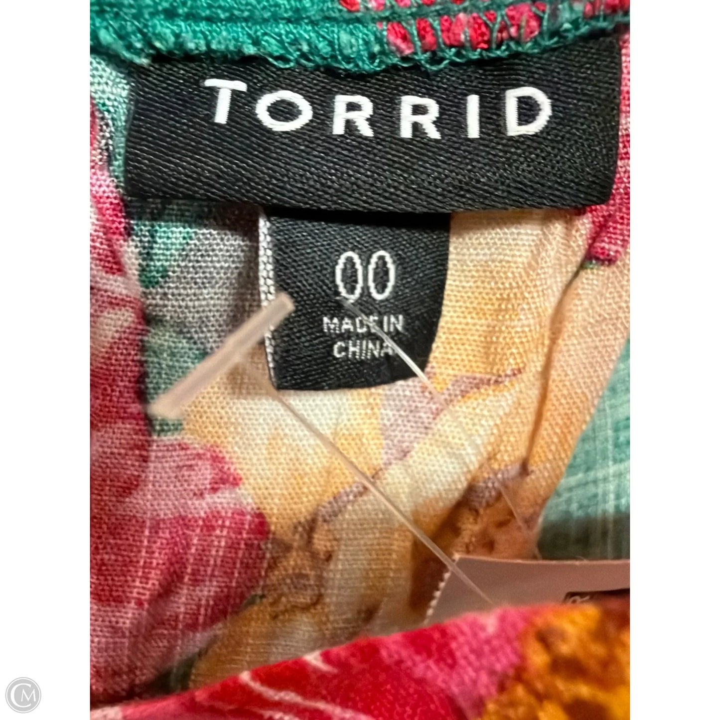 Top Sleeveless By Torrid In Green, Size: M
