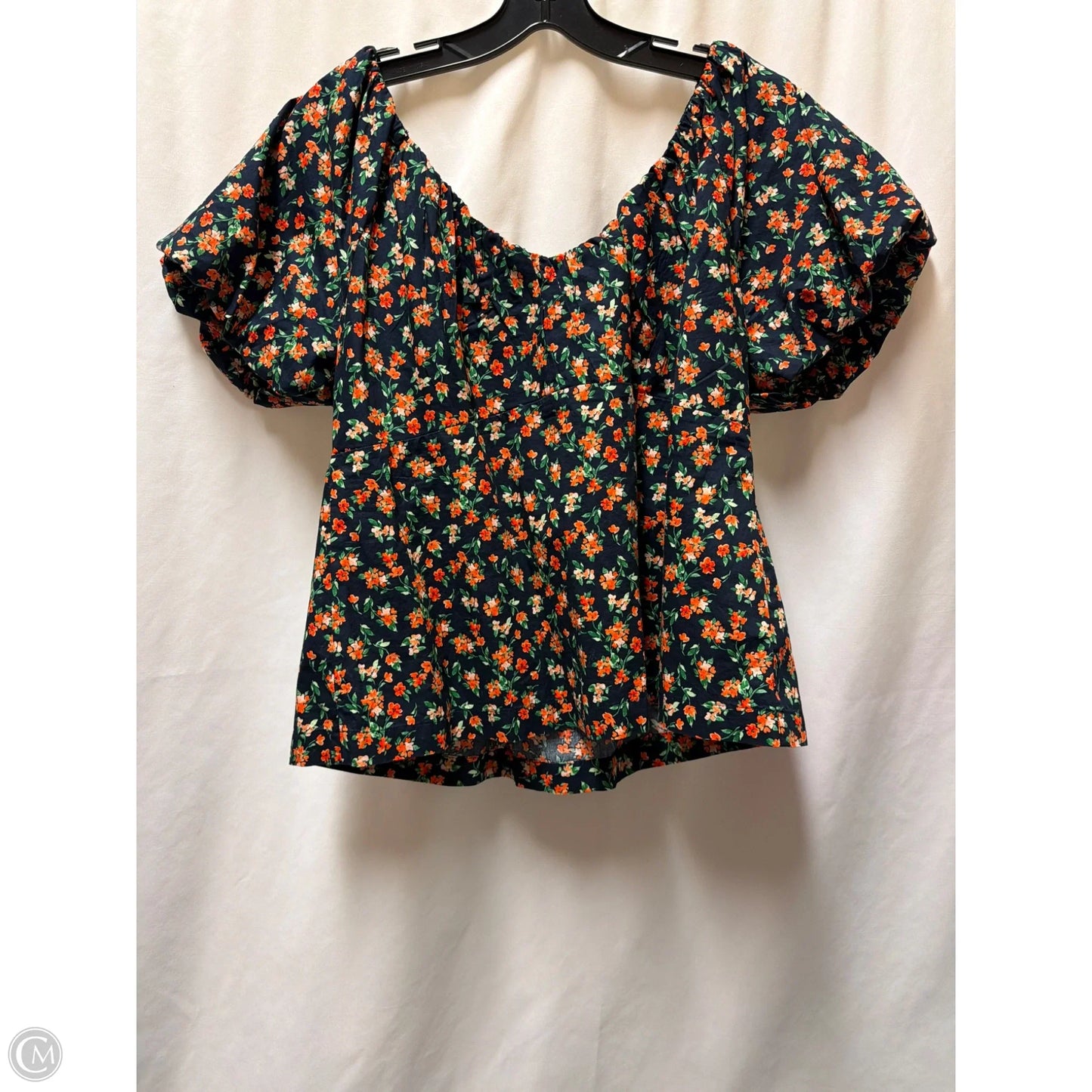 Top Short Sleeve By Old Navy In Navy, Size: L