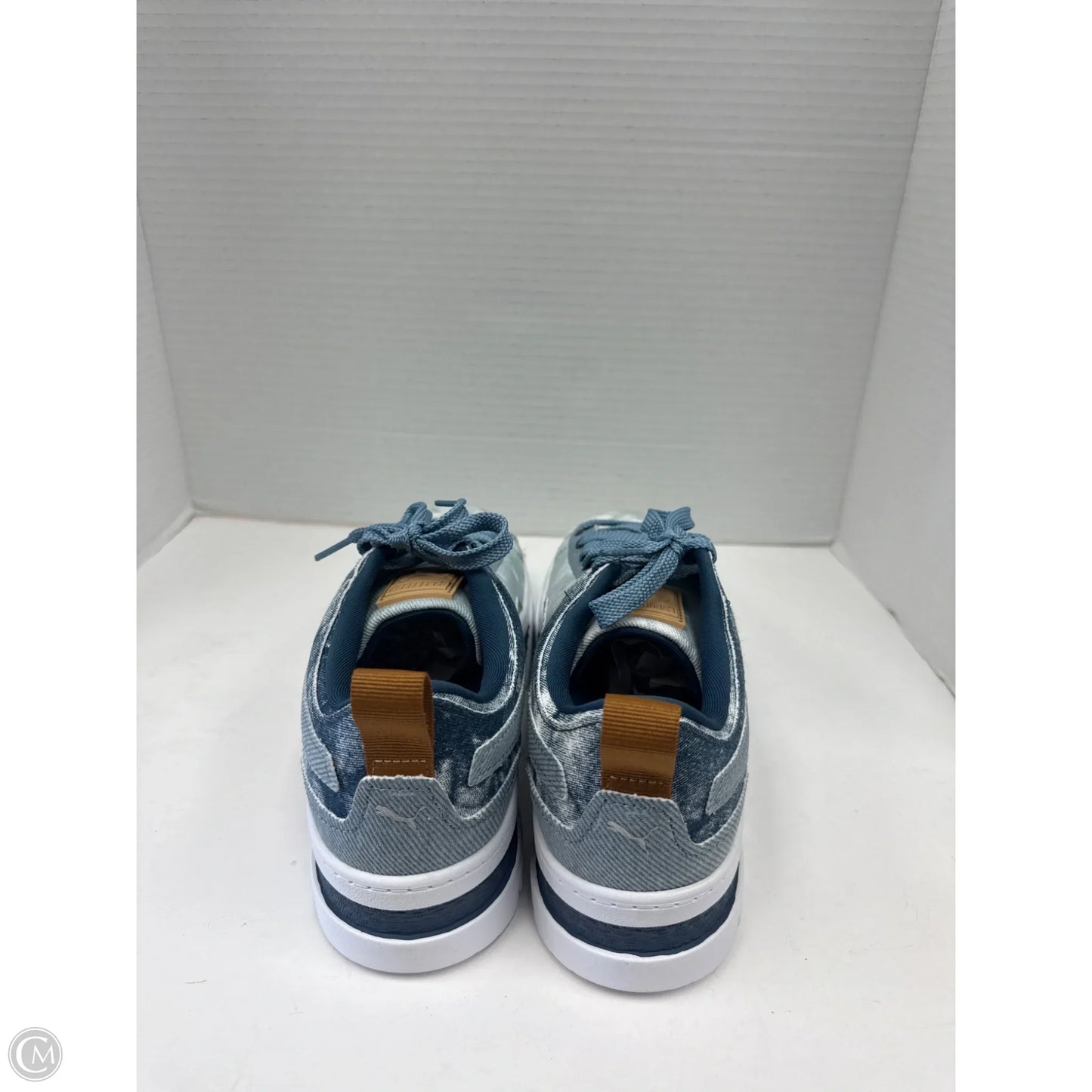 Shoes Sneakers By Puma In Blue, Size: 9