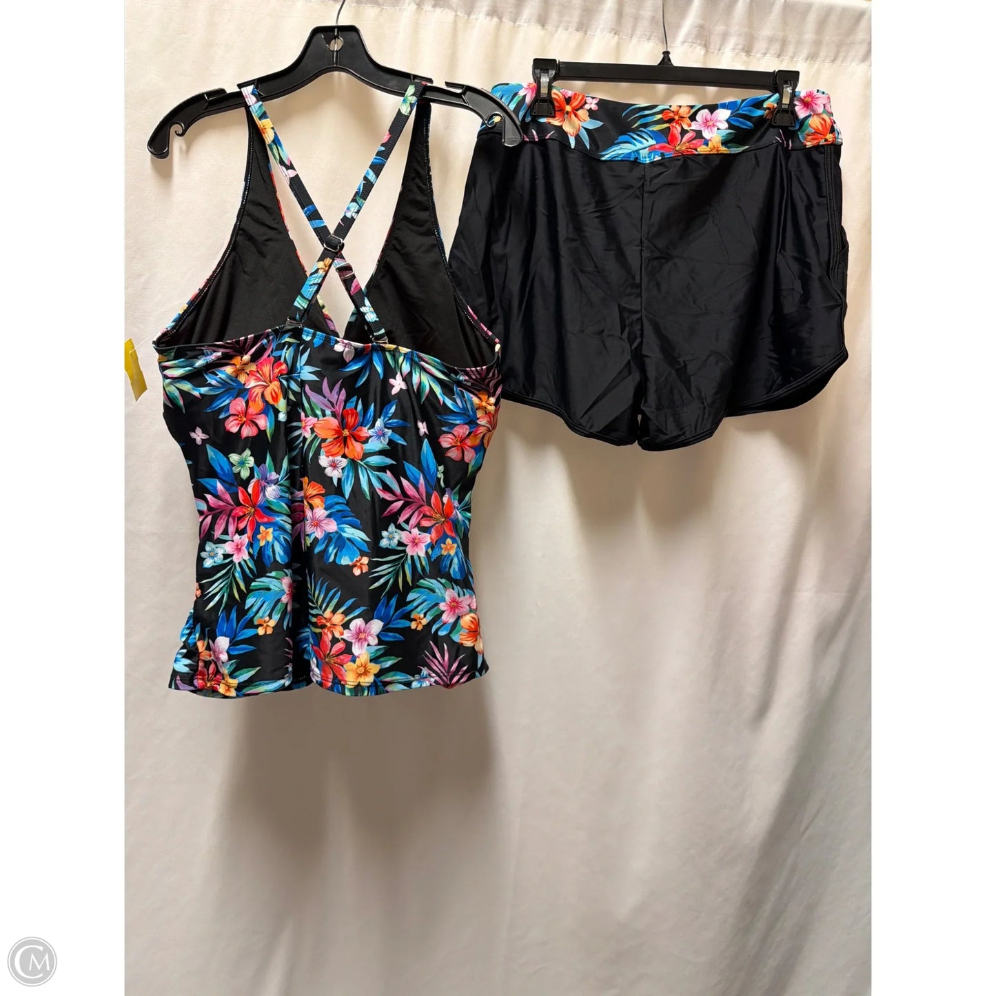 Swimsuit 2pc By Clothes Mentor In Floral Print, Size: Xl