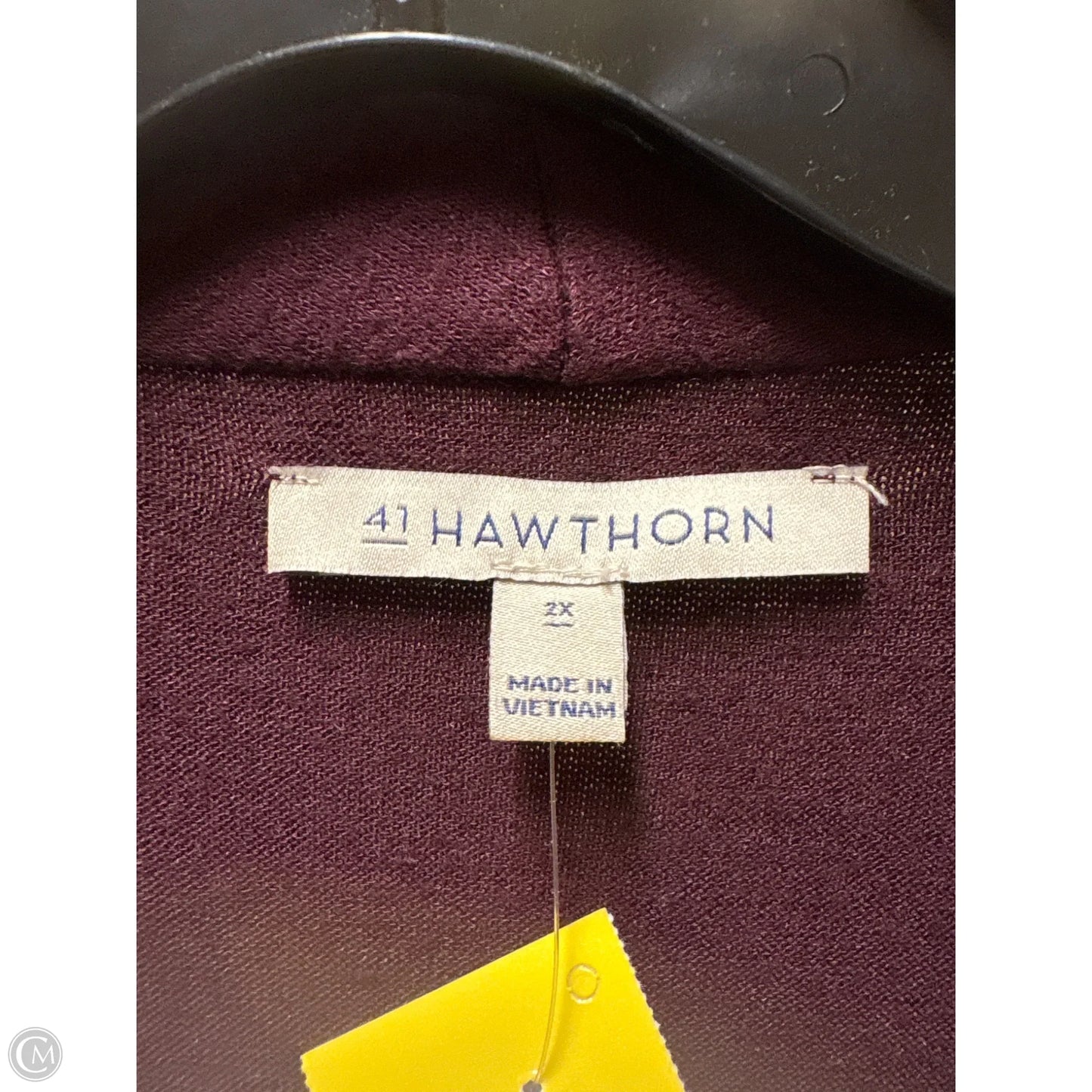 Top Sleeveless By 41 Hawthorn In Maroon, Size: 2x