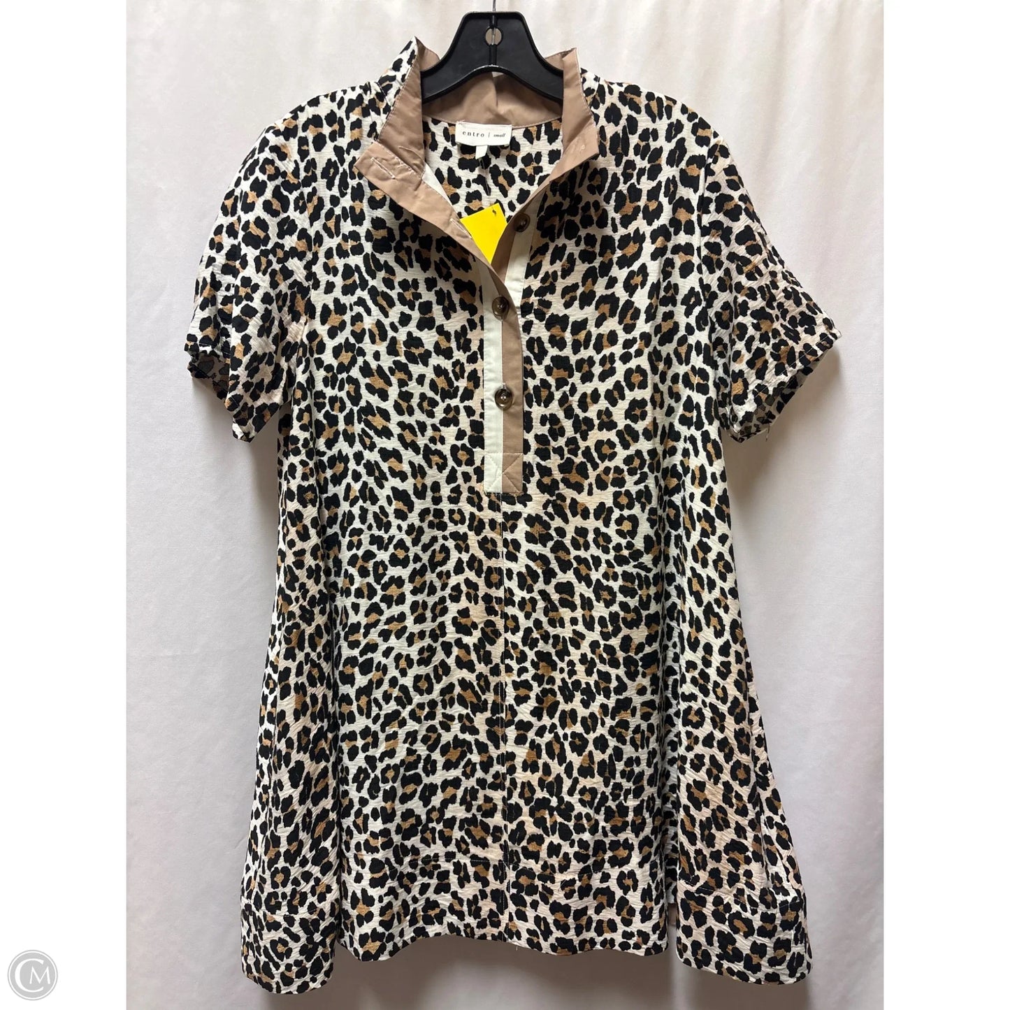 Dress Casual Midi By Entro In Animal Print, Size: S