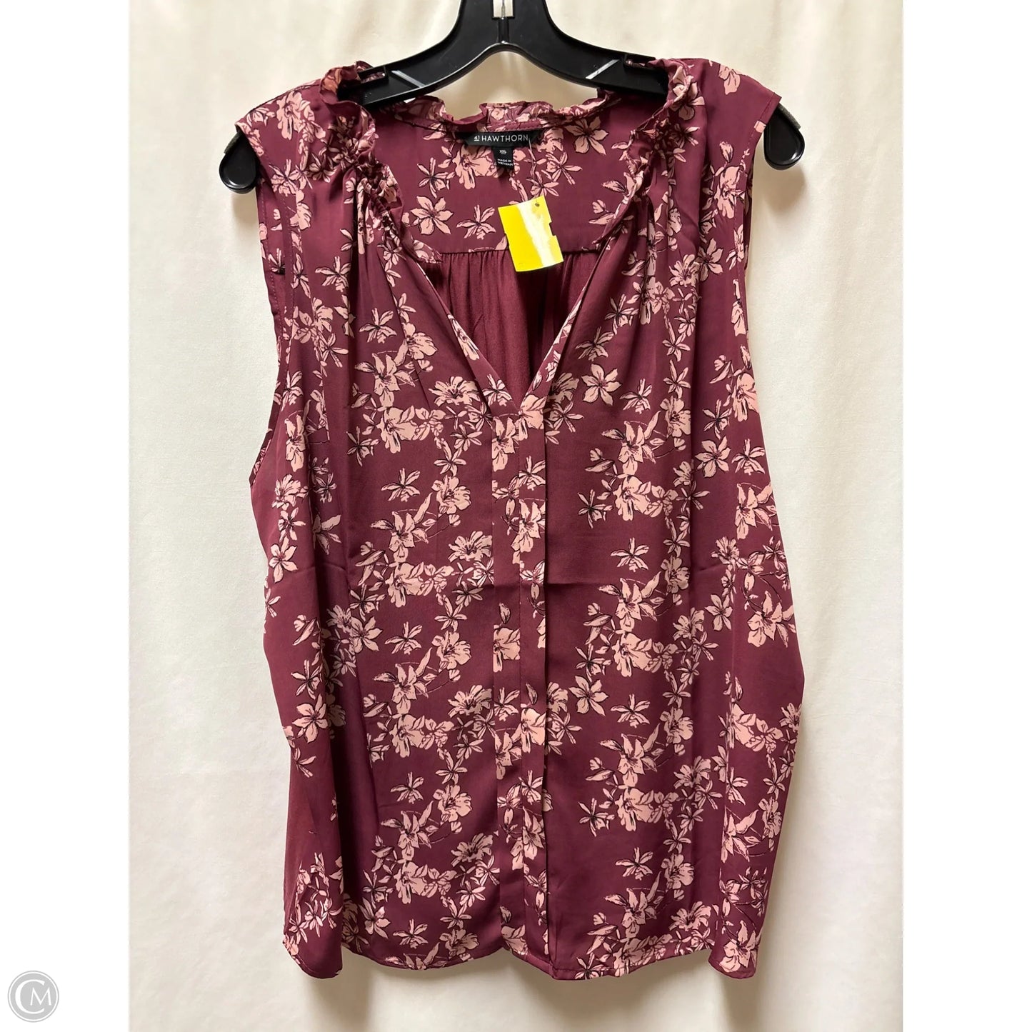 Top Sleeveless By 41 Hawthorn In Pink, Size: Xxl