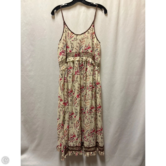 Dress Casual Maxi By Misslook In Tan, Size: Xl