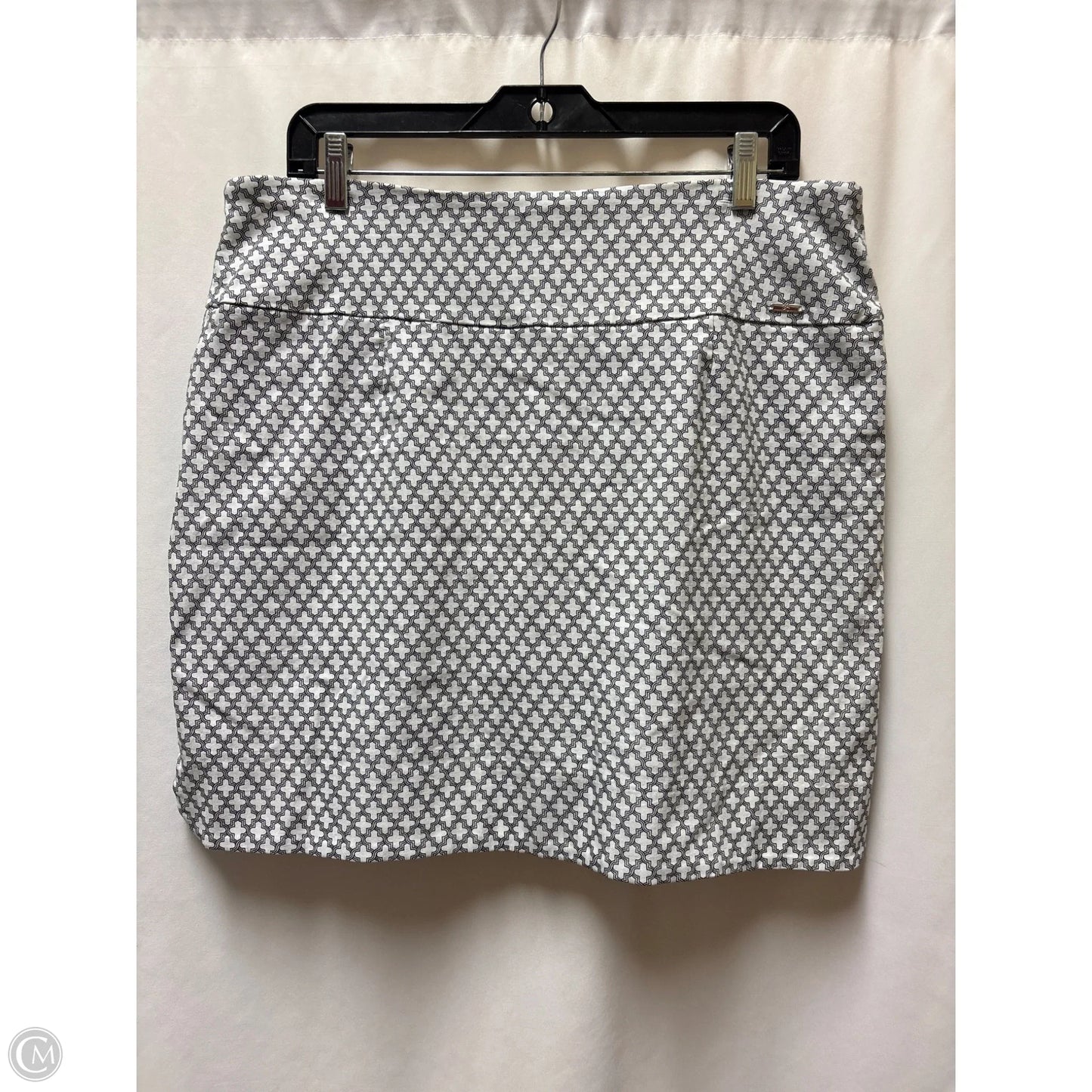 Skort By Sc & Co In Black & White, Size: Xl